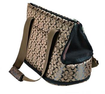 Sac de transport Georgia en nylon bronze et noir F