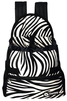 Sac de transport pour chien ventral zèbre Sac de transport pour chien
