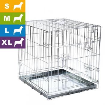 Cage de transport Double Door - taille M : L 78 x