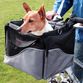 Panier vélo avant de luxe pour chien Friends On To