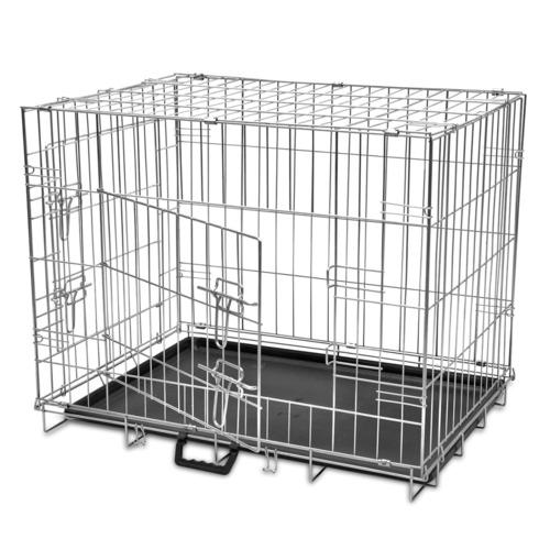 VidaXL Cage en métal pliable pour chien L