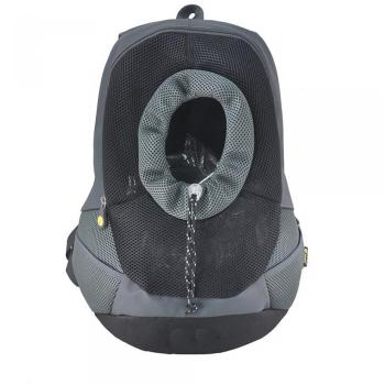 Sac de transport ventral Petline gris et noir pour