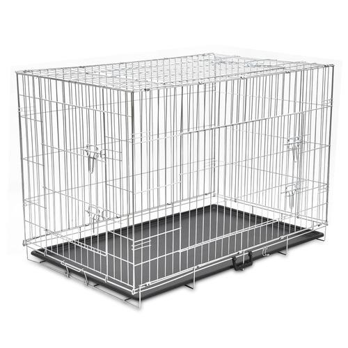 VidaXL Cage en métal pliable pour chien XXL