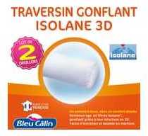 Traversin en coton VOLUMINEUX BLEUCALIN Couleur Bl