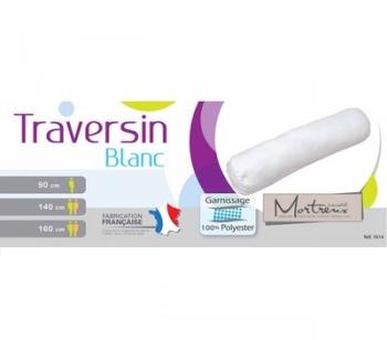Traversin enveloppe 100% coton 140 cm - Mortreux