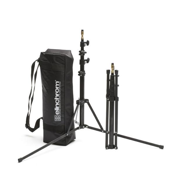 Elinchrom Kit 2 x trépieds 52-190 cm + sac - ELI31