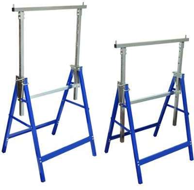 VidaXL Tréteaux télescopiques (lot de 2)