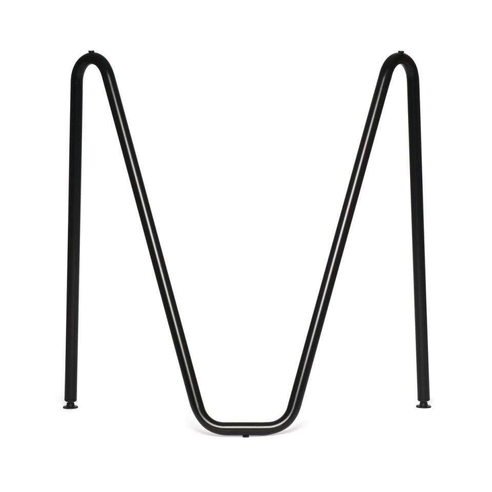 L&Z L & Z - Sinus Tréteaux de table, noir (lot de