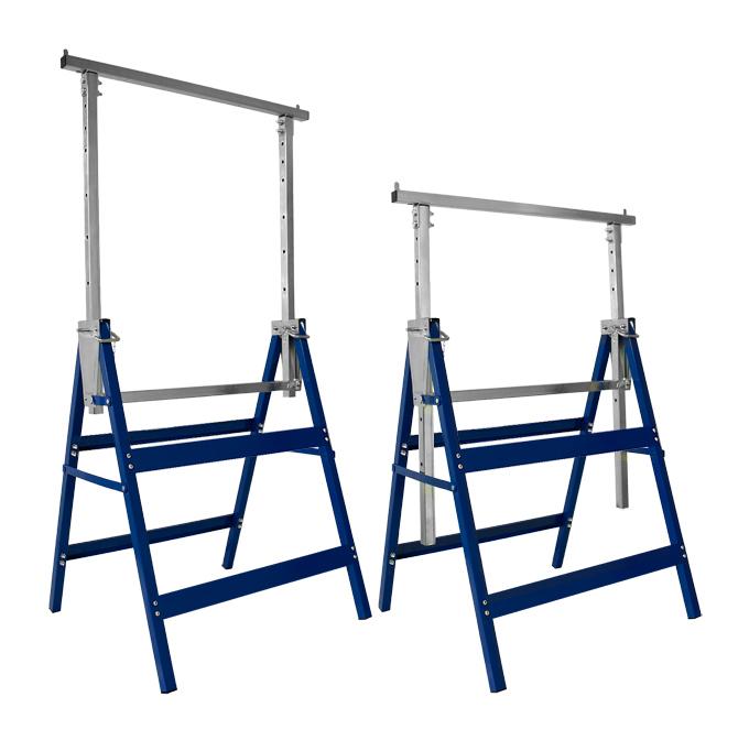 Tréteaux télescopiques (lot de 2). 200 kg - ZOOPET