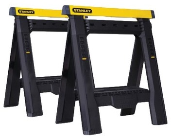 Lot de 2 tréteaux pliables télescopiques STANLEY S