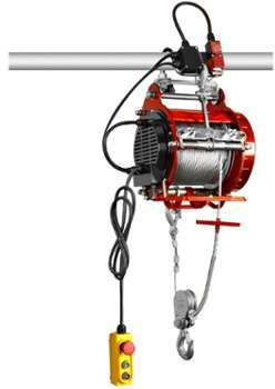 Palan électrique robuste 400 800 kg MW-Tools PH400 Palan électrique robuste 400