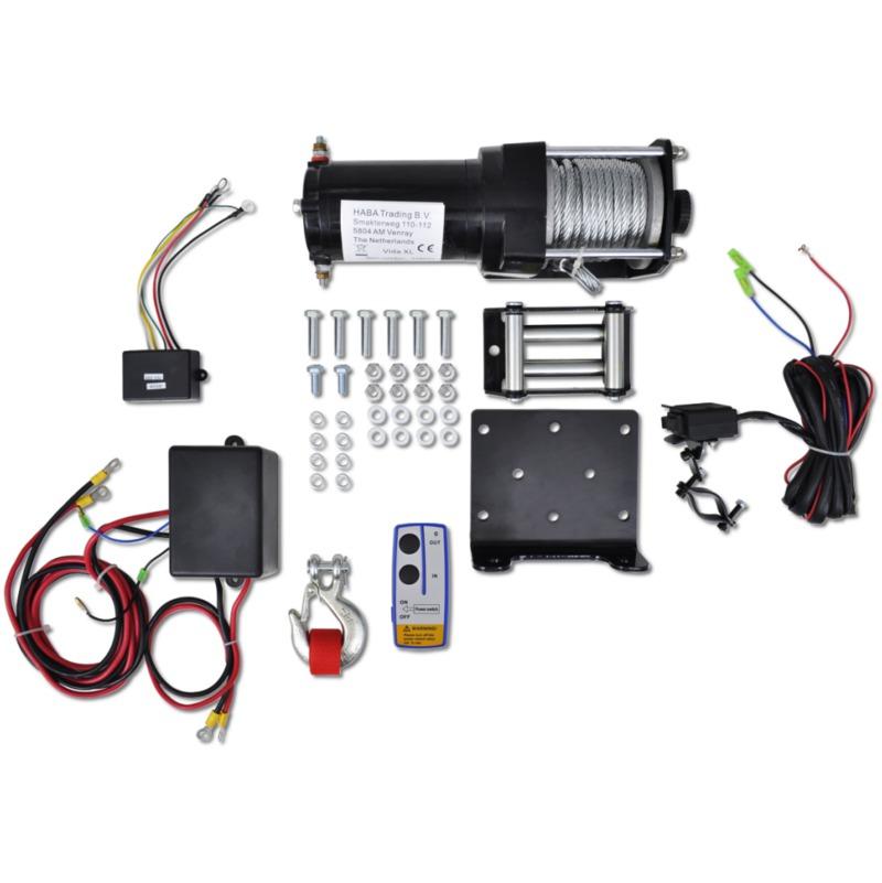 VidaXL Treuil 1360 kg avec télécommande sans fil pour VidaXL Treuil 1360 kg avec