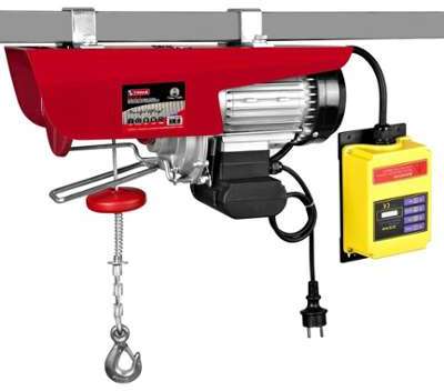 Palan électrique SANS FIL robuste 125 250 kg MW-Tools Palan électrique SANS FIL