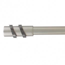 Kit de tringle extensible (L210 - D19) Allure Argent Kit de tringle extensible