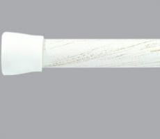Barre autobloquante (L120 cm) Rond Blanc Barre autobloquante (L120
