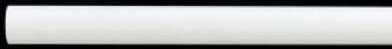 Tube fer forgé extensible (D17) Blanc Mat Tube fer forgé extensible