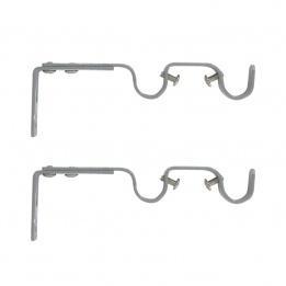Lot de 2 supports double extensible Gouttière (190 Lot de 2 supports double extensible