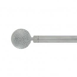 Lot de 2 tringles extensibles (L60 cm) Orion Chrome Lot de 2 tringles extensibles