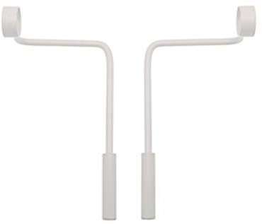Support de tringle sans perçage blanc Ø 16/19 mm