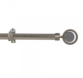 Kit tringle extensible de 170cm à 300cm - coloris nickel Kit tringle extensible de