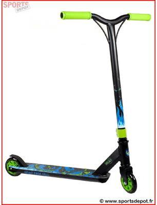 Trottinette freestyle Hades - Helios noir vert - N