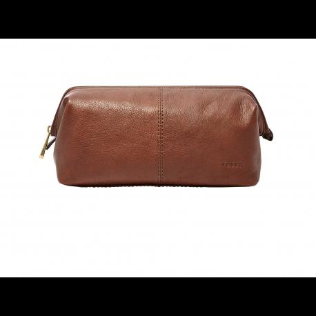 Trousse de toilette Fossil Cognac
