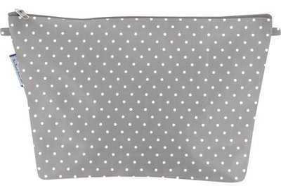 Trousse de toilette - Pois gris clair Trousse de toilette - Pois