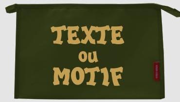 Trousse de toilette personnalisable