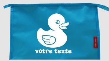 Trousse de toilette personnalisable avec motif can