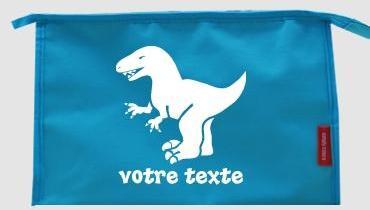 Trousse de toilette personnalisable avec motif din