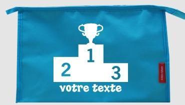 Trousse de toilette personnalisable avec motif pod