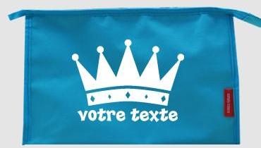 Trousse de toilette personnalisable avec motif cou