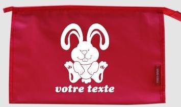 Trousse de toilette personnalisable avec motif lap