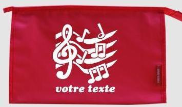 Trousse de toilette personnalisable avec motif not