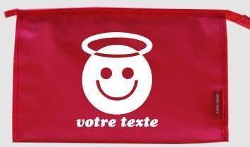 Trousse de toilette personnalisable avec motif smi