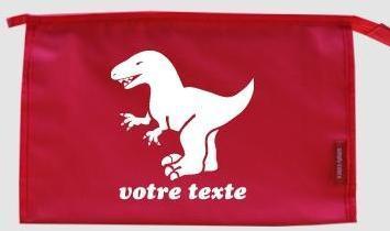 Trousse de toilette personnalisable avec motif dinosaure Trousse de toilette personnalisable