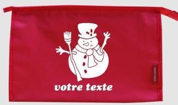 Trousse de toilette personnalisable avec motif bon