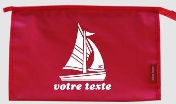 Trousse de toilette personnalisable avec motif bat