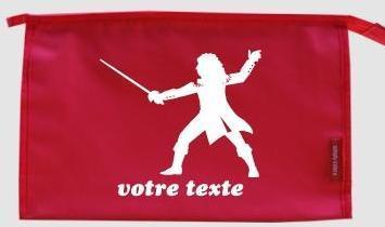 Trousse de toilette personnalisable avec motif esc