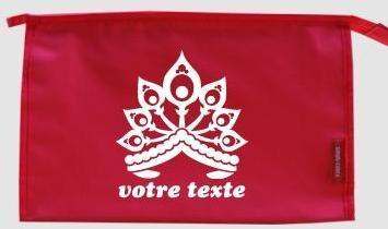 Trousse de toilette personnalisable avec motif cou