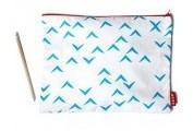 DEUZ Trousse en Coton Bio Bleue L DEUZ Trousse en Coton Bio