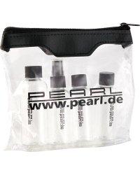 Trousse de voyage avec 4 flacons à remplir Trousse de voyage avec 4 flacons
