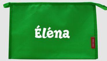 Trousse de toilette personnalisable avec prénom Él