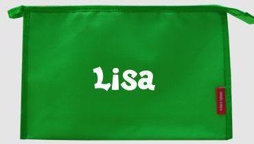 Trousse de toilette personnalisable avec prénom Li
