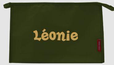 Trousse de toilette personnalisable avec prénom Lé