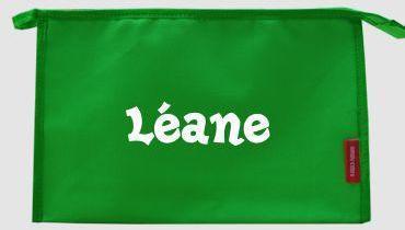 Trousse de toilette personnalisable avec prénom Lé