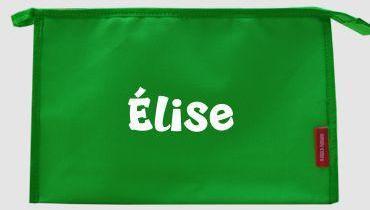 Trousse de toilette personnalisable avec prénom Él