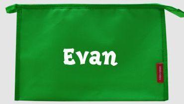 Trousse de toilette personnalisable avec prénom Ev