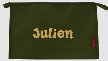 Trousse de toilette personnalisable avec prénom Ju