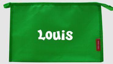 Trousse de toilette personnalisable avec prénom Lo